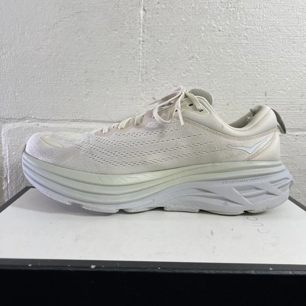 Hoka One One Bondi‎ 8 1127953 OKB Oatmilk Barley Running Shoes Men's 11.5 2E